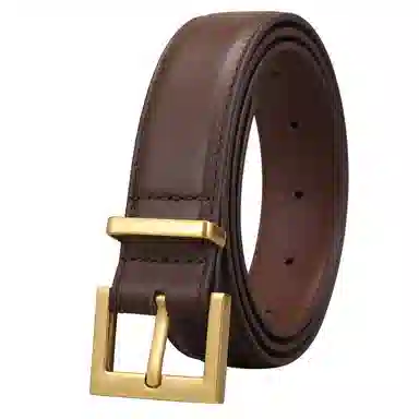 杰伦欧斯 装饰针扣配牛仔裤配西装真皮 头层牛皮 皮带 女款