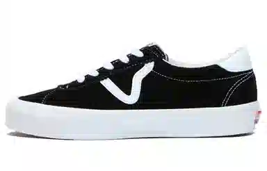Vans Low Black White