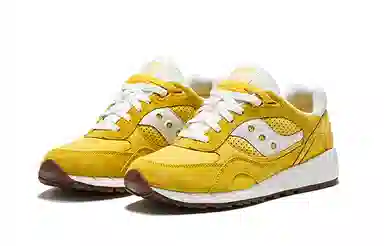 Saucony Lightweight Low-Top Yellow White