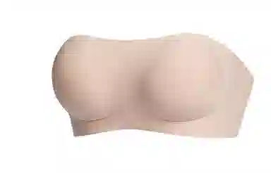 二三二三 纯色简约无痕无钢圈一体式防滑无肩带小胸聚拢抹胸文胸 女款