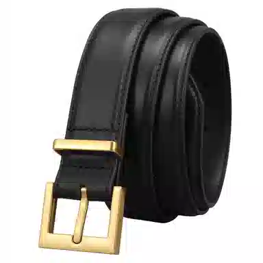 杰伦欧斯 装饰针扣配牛仔裤配西装真皮 头层牛皮 皮带 女款