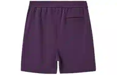 英氏 透气柔软纯色短裤 儿童款 茄子紫