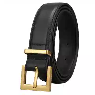 杰伦欧斯 装饰针扣配牛仔裤配西装真皮 头层牛皮 皮带 女款