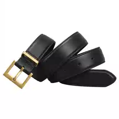 杰伦欧斯 装饰针扣配牛仔裤配西装真皮 头层牛皮 皮带 女款