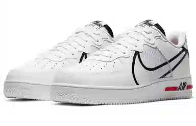 Nike Air Force 1 React Low White Red