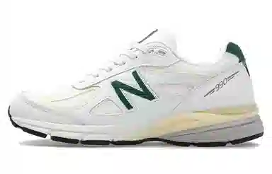 New Balance 990 V4 White Green