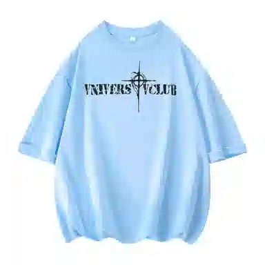 VniVerseVClub Loose Fit Crew Neck T-Shirt
