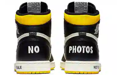 Jordan Air Jordan 1 Retro High NRG Not For Resale Black Yellow
