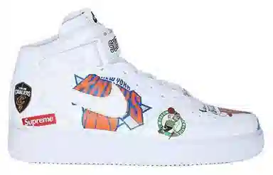 Supreme x Nike Air Force 1 High NBA White