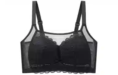 二三二三 蕾丝花边聚拢防走光大胸显小文胸 女款