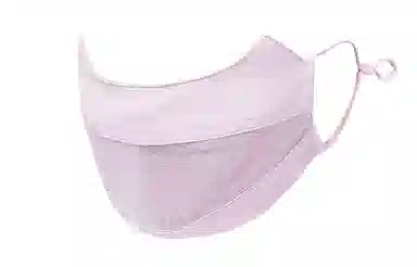 纳兰杜 冰丝防尘透气挂耳式弹力通勤显脸小口罩 防晒面罩 女款