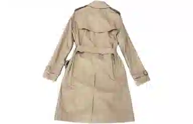 Burberry Beige Double-Breasted Coat