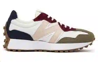 New Balance 327 White Green Red