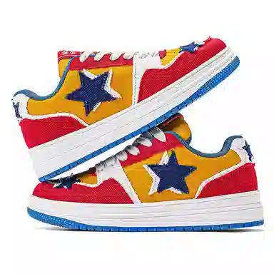 双星八特 独特魅力 自由灵动 透气潮流百搭运动复古增高休闲经典 耐磨轻便防滑 低帮 板鞋 男女同款