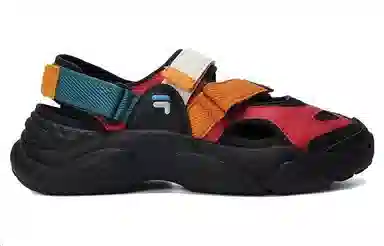 FILA Conch Sandal Black Orange