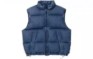 Supreme x Nike Denim Puffer Vest