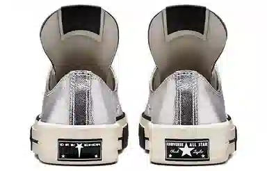 Rick Owens DRKSHDW x Converse Turbodrk Chuck Taylor All Star Silver