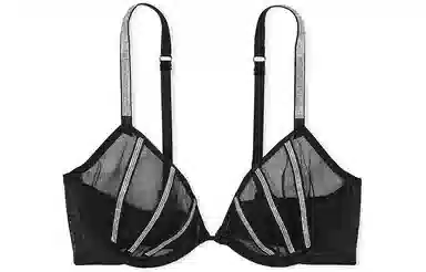 Victoria's Secret VERY SEXY 6022 Sheer Shine Low-Cut Demi