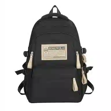 醇龙 初中高中生大容量轻便耐脏学生旅行 双肩包 男女同款情侣款 尼龙 多色