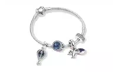 Pandora Cloud Walk 925 Silver Bracelet