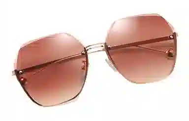 优幽兰 时尚百搭潮流简约旅行户外街拍遮脸防晒学生骑行开车防紫外线 不规则形 太阳眼镜 男女同款情侣款