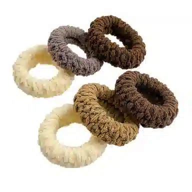 左欧 高马尾 扎头发 橡皮筋 加粗 加厚宽 高弹力 新款 发绳 女款