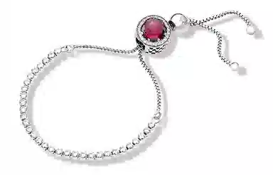 Pandora Sparkling Heart Bracelet Glacier Blue