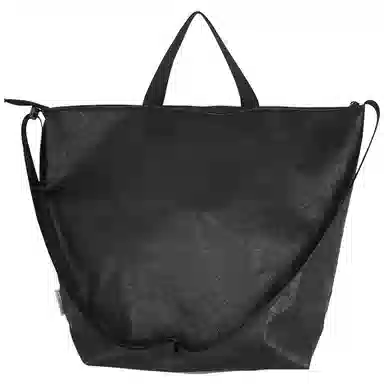 SUMAYZOY DuPont Paper Large Crossbody Bag Silver Black