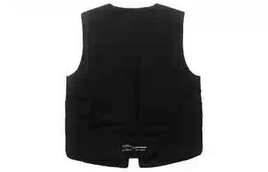 Jordan V-Neck Sleeveless Vest Black