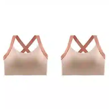 浪莎 内衣女士健身跑步透气瑜伽服防震一体美背心聚拢防下垂文胸 女款