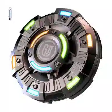 一点潮玩 入侵者指尖陀螺啪啪币二合一 多功能解压 玩具