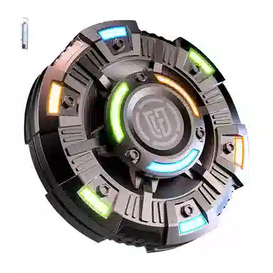 一点潮玩 入侵者指尖陀螺啪啪币二合一 多功能解压 玩具