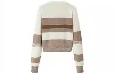 太平鸟 条纹套头衫圆领针织衫 女款