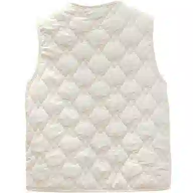 她池 简约拼色宽松百搭马甲 女款