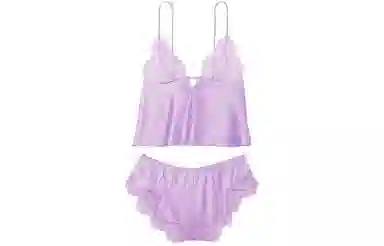 Victoria's Secret SEXY KI Florallacepatchworkcamisole pajamaTe