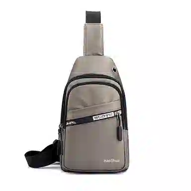 尊梵 百搭休闲收纳 尼龙 胸包 常规 男款 黑色/军绿色/灰色/卡其色/深蓝色