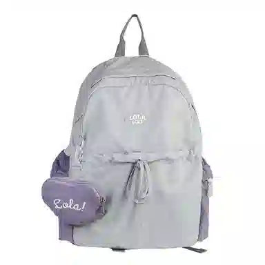 萝拉原创 出行轻便运动旅行 涤纶（聚酯纤维） 双肩包 中号 女款 多色