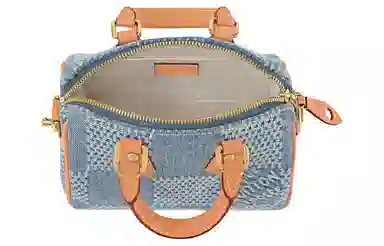 LOUIS VUITTON Nano Speedy Damies Denim 3D
