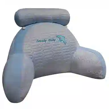 乐乐鱼 冰丝乳胶床头软包 玩偶周边 床上看书靠枕办公室久坐护腰座椅靠背垫