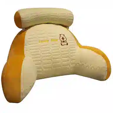 乐乐鱼 冰丝乳胶床头软包 玩偶周边 床上看书靠枕办公室久坐护腰座椅靠背垫