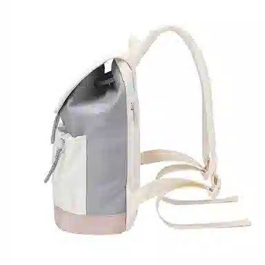 V.NINE Casual Backpack Medium Gray White Black