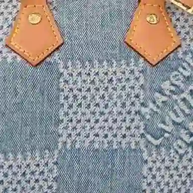 LOUIS VUITTON Nano Speedy Damies Denim 3D