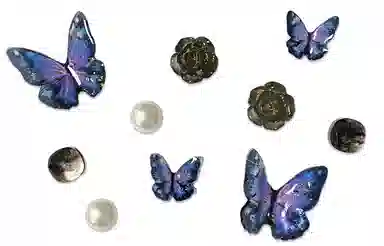 US8ACC Dream Butterfly Crocs Charm