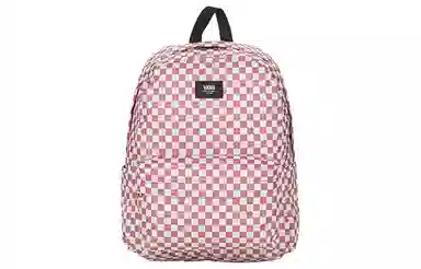 Vans Old Skool Check Backpack Pink