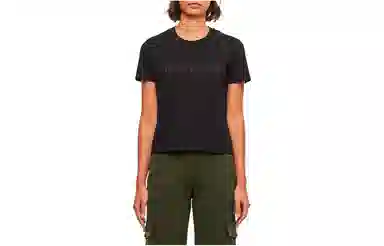 Moncler SS22 Logo T-Shirt Black