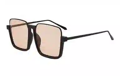 优幽兰 旅行户外街拍遮脸防晒开车骑行防紫外线 方形 太阳眼镜 男女同款情侣款