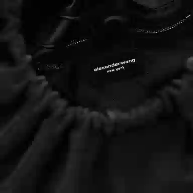 Alexander Wang Satin Top Handle Bag Black