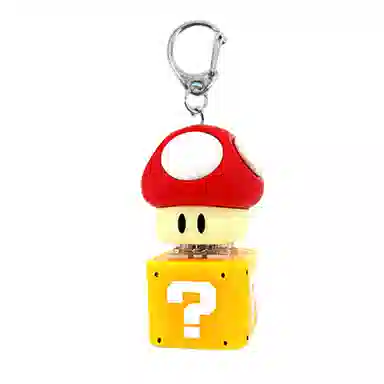 小牧马 解压按键盘 木鱼发光键帽 按压钥匙扣 玩具