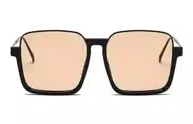 优幽兰 旅行户外街拍遮脸防晒开车骑行防紫外线 方形 太阳眼镜 男女同款情侣款