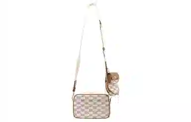 Michael Kors Jet Set Camera Bag Beige Brown